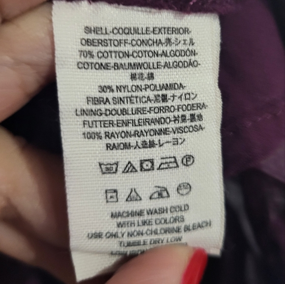 Free People Lace Plum Dress size 2 - Picture 6 of 7